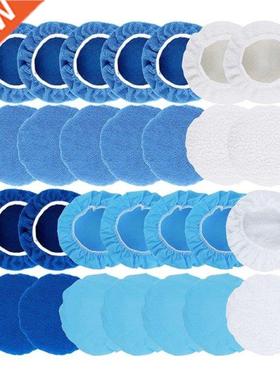 Durable 28x/Pack Polishing Waxing Set Waxer Bonnet Pads 5