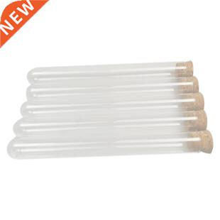 50Pcs 20X150Mm 30Ml Plastic Test Tube With Cork ,Clear Weddi