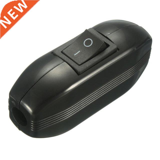 Unverisal 250V/6A Inline Lighting Lamp Plastic Rocker Switch