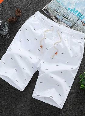 2020 Summer Men's shorts Casual Loose Cropped Trousers Sport