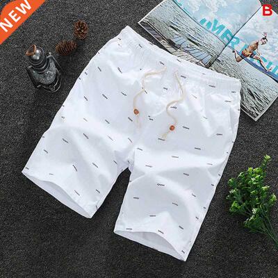 2020 Summer Men's shorts Casual Loose Cropped Trousers Sport
