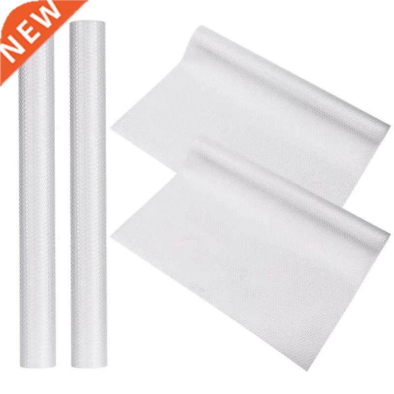 4 Rolls Fridge Mats Non-Slip Waterproof Shelf Liner DIY EVA