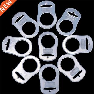10pcs/set Baby Dummy Pacifier Holder Clip Clear Silicone But