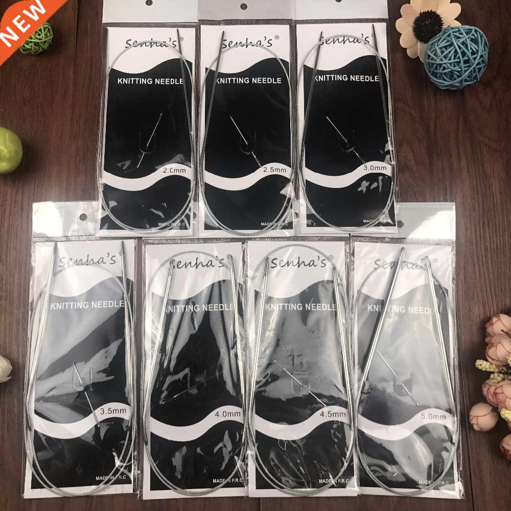 Free Shipping Stainless Steel Circular Knitting Needles Set