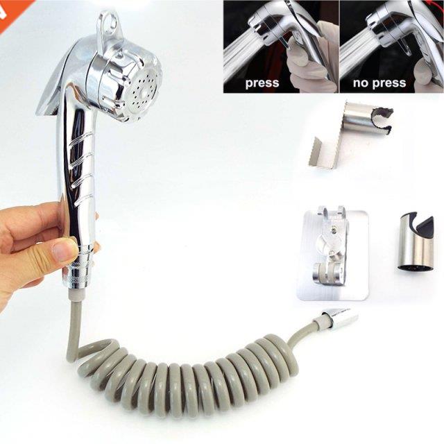 Self Cleaning Handheld Toilet Bidet Sprayer Kit ABS Plastic