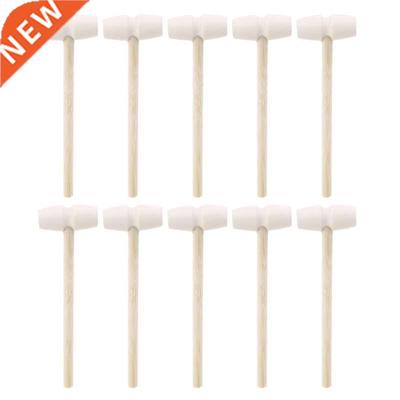 10 Pcs Wooden Hammers Toys for Chocolate Breakable Heart Min