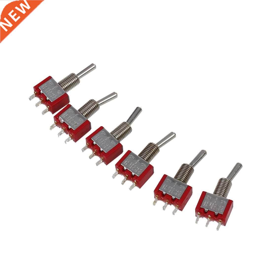 6 Pcs AC 250V 2A 120V 5A SPDT On/Off/On 3 Position Switch