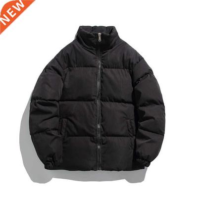 Outside Bomber Fashion Solid Black Pink Zip Up Jacket Autumn