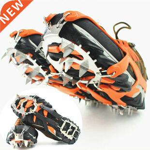 18 Teeth Climbing Crampons for outdoor winter Walk Ice Fishi