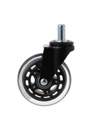 5Pcs 11x22mm Office Chair Wheels Wivel Rubber Caster Wheel S