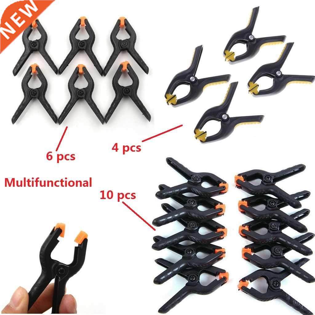 4 /6 /10pcs Spring Clamps Fixture Plastic Fastening Clips Fo