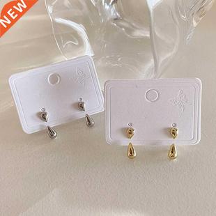 Women Earrings Fashion Water Drop Shape Pendant Cartilage Pe