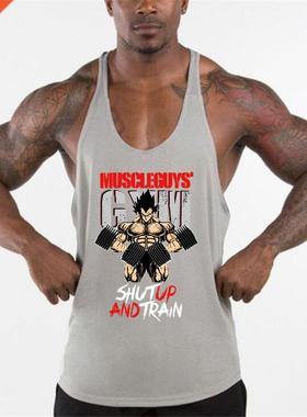 Fitness Stringer Tank Top Mens Muscle Sleeveless Tanktop Wor