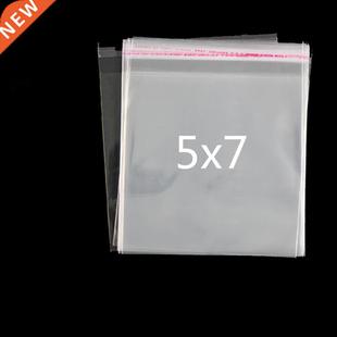 Size Transparent Self lot Bags Packaging 100pcs Cookie