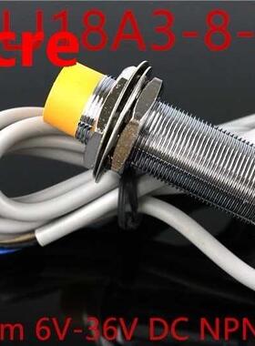 1pcs LJ18A-8-Z/BX sensing 8mm 6V-6V DC NPN NO M18 prism s