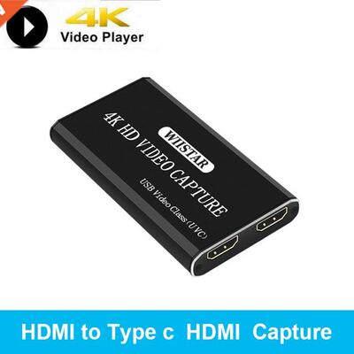 USB 4K 30Hz Video Capture Card HDMI to USB-C HDMI Dongle Gam