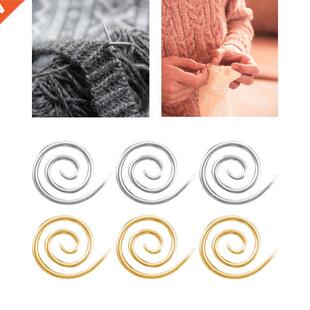 6x Spiral Cable Knitting Needle Yarn Crochet Needles Dia 4cm