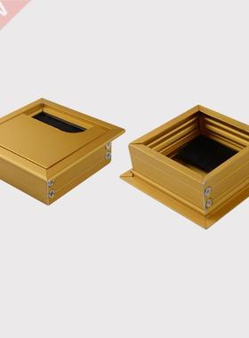 Alloy square cable hole cover 80*80mm Table TV Cabinet compu
