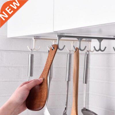 Kitchen Cupboard Storage Rack Cupboard Shelf Hanging Hooks O