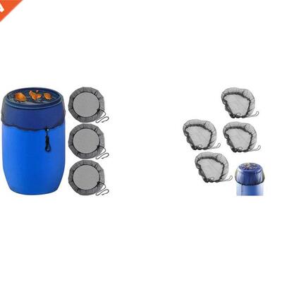Mesh Cover for Rain Barrels, Water Buckets Tank Rain Harvest