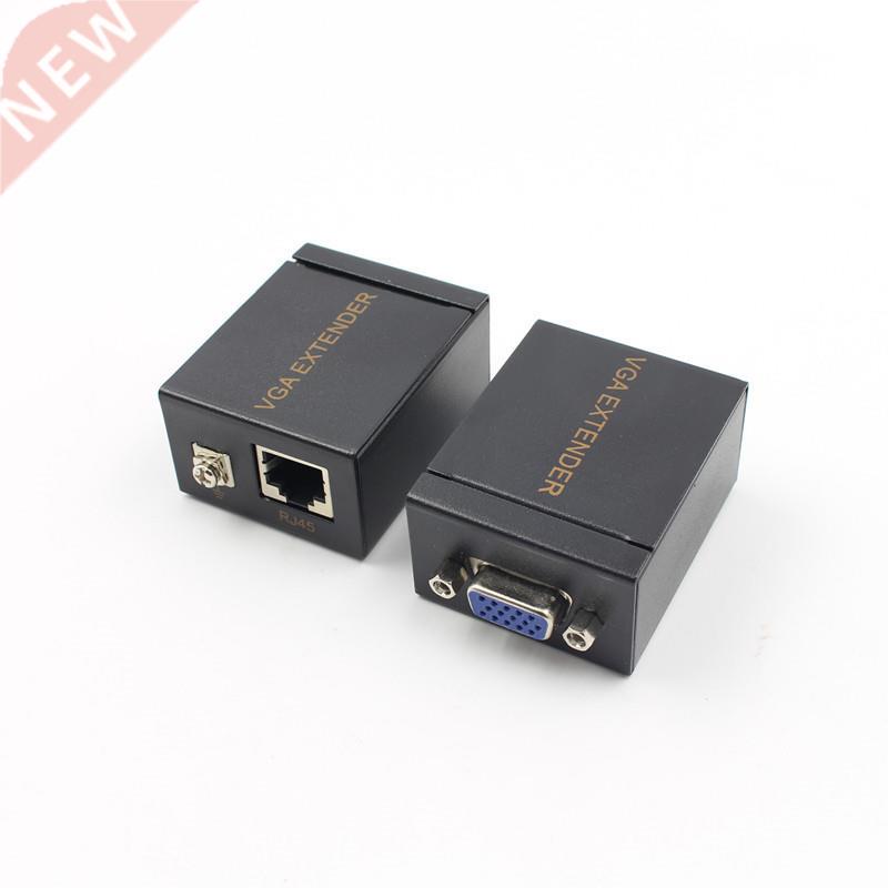 Receiver Transmitter VGA To RJ45 Extender Repeater By Cat5e/