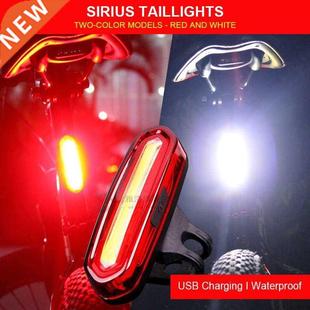 Tail Rear Light Warning Bicycle Bike Rechargeable LED