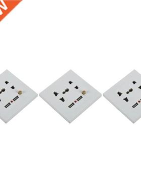 3X 2.1A Dual USB Wall Charger Socket Adapter Universial Powe