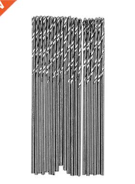 20 Pcs 0.5mm Diameter Straight Shank Metal Spiral Twist Dril