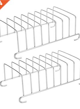2 Pcs Toast Bread Rack Holder 8 Slice Holes Tool Cooling Gri