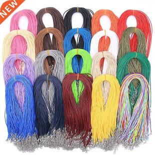 Blck Brown Colorful 10PCS Cord 1.5mm Lether djustble Lot