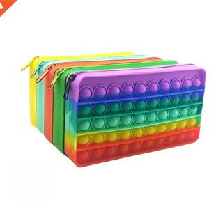 New 20cm Pencil Case Push Bubble Fidget Toys Children Stress