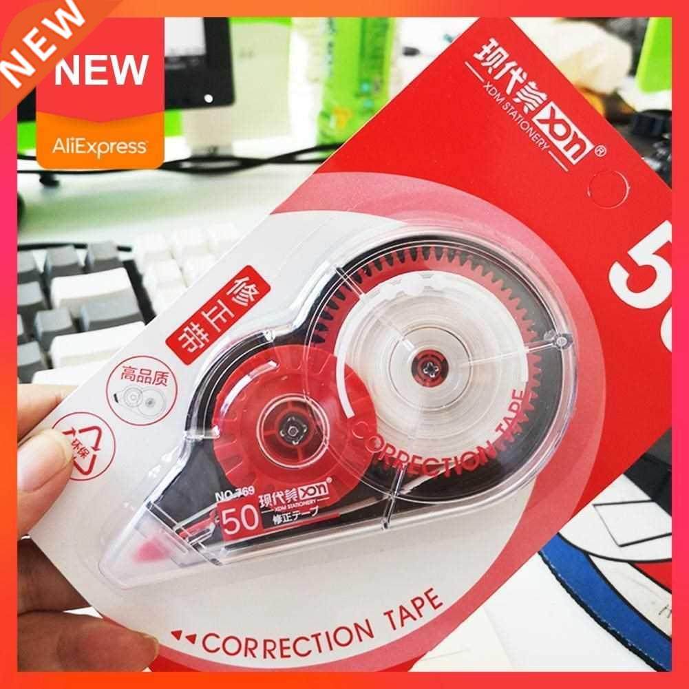 hot sale cool correction tape roller 50m long white school e