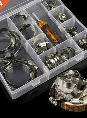 304 Stainless Steel Worm Drive high qulity Hose Clamp Set Fu