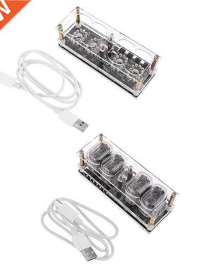 IN-12 Glow Tube Clock 7Color RGB DS3231 IN12 Nixie Tube Cloc