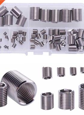 60pcs 304 Stainless Steel Helicoil Thread Repair Kit M3 M4 M