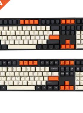 108 Keys/set OEM Profile Big Carbon Keycap PBT Dye Sublimati