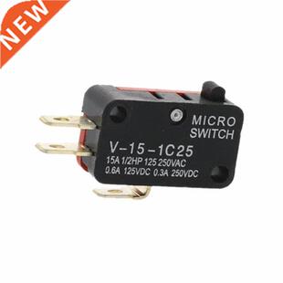 100Pcs Safety Automation Micro Limit Switch V-15-1C25 Roller