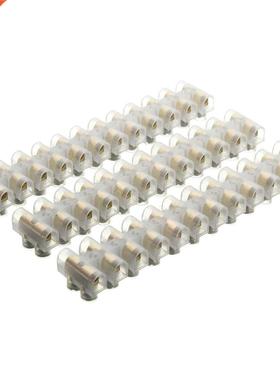 Pcs A Dual 12 Position Screw Terminal Strip Covered Barr