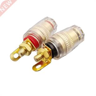 2Pcs 4mm Banana Thread Medium Binding Post Terminals Amplifi