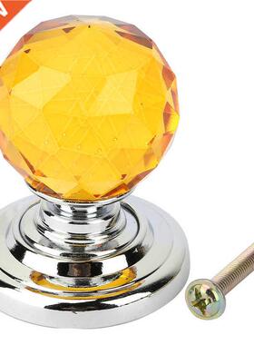 0*45mm Diamond Shape Glass Pull Handle Cabinet Drawer Cupbo