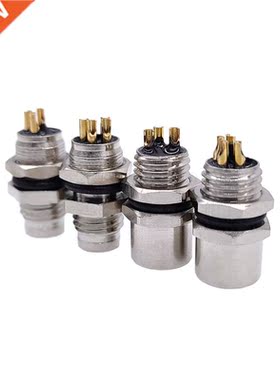 1Pc M8 panel back mount Sensor Connector Flange Socket threa