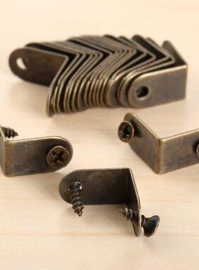 40 Pcs Antique Furniture Fittings Jewelry Wine Gift Box Wood