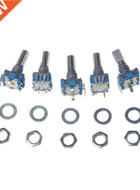 5 Pcs/1Set Rotary Encoder With Switch EC11 Audio Digital Po