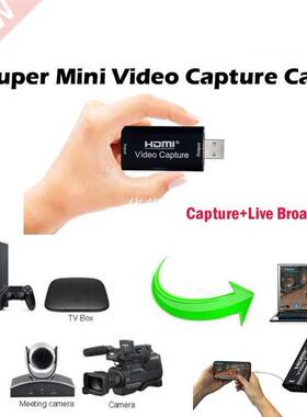 Mini 4K 1080P HDMI To USB 2.0 Video Capture Card Game Record