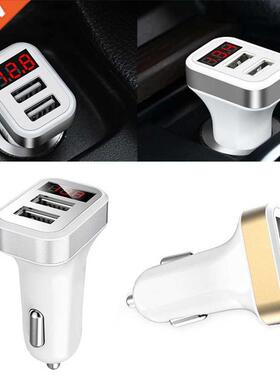5V 2.1A+1A Car Charger For Sart Phone Dual USB Output LED D