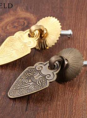 1pc Vntage Copper Rng Knobs Antque Brass Furnture Handle