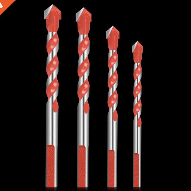 6/8/10/12mm Triangle Drill Bit Set Ceramic Wall Tile Marble