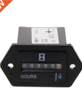 DC 10V-80V Generator Sealed Hour Meter Counter For Boats Tru