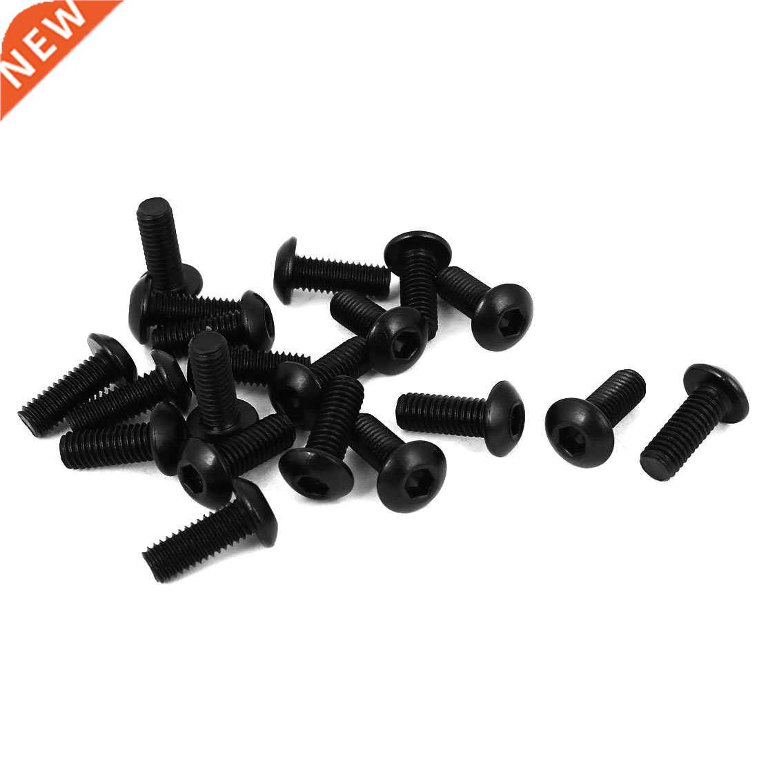 20Pcs #10-32 x 1/2 inch UNF 10.9 Alloy Steel Hex Socket Butt