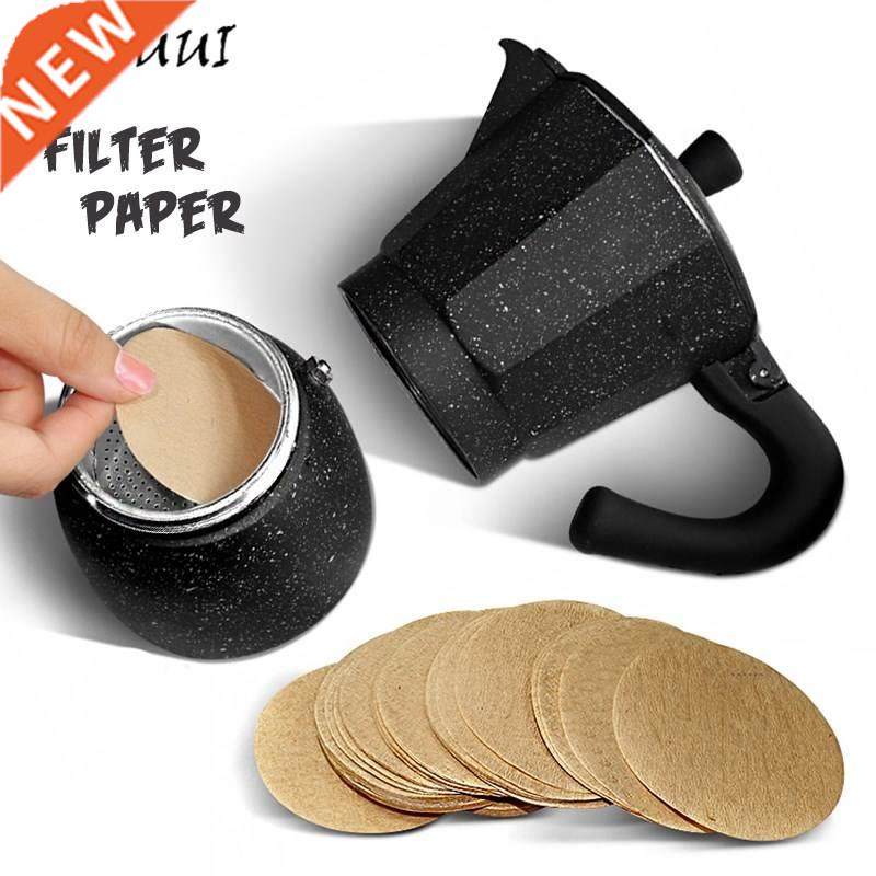 100pcs Japan Original Round Coffee Filter Paper Moka Pot Cof